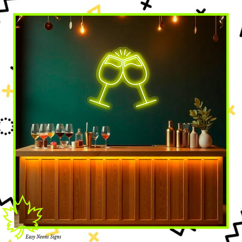 Cheers Neon Sign Custom LED Neon Light for Bars and Home