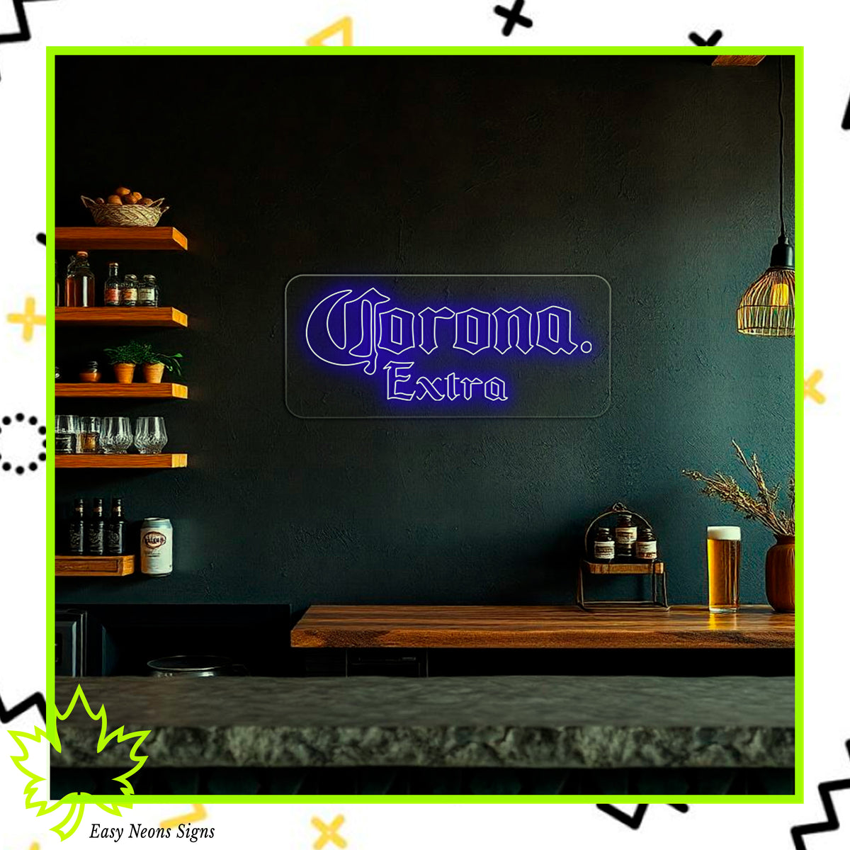 Corona Beer Neon Sign Custom LED Bar and Man Cave Decor