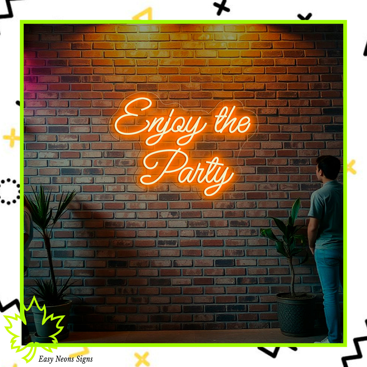 Enjoy the Party Neon Sign