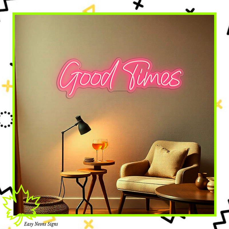 Enseigne néon Good Times