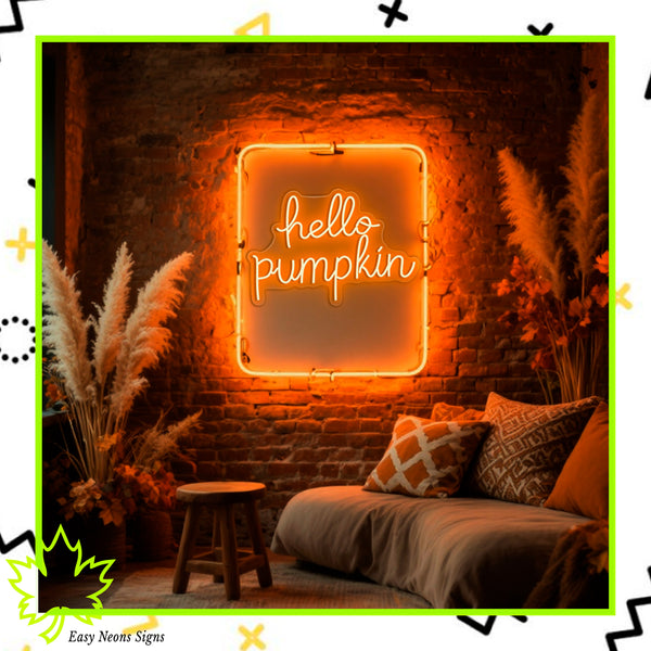 Modern LED neon sign - Customizable Colors