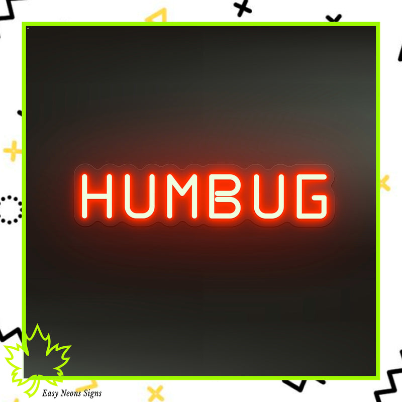 Enseigne néon Humbug
