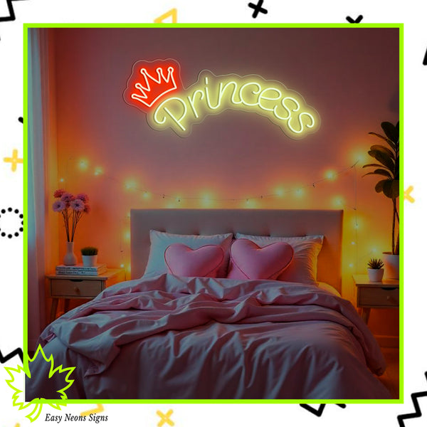 Modern LED neon sign - Customizable Colors