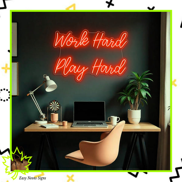 Modern LED neon sign - Customizable Colors