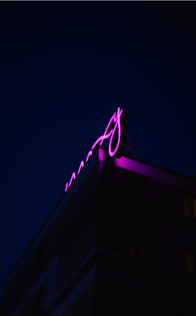 Customizable neon sign for weddings