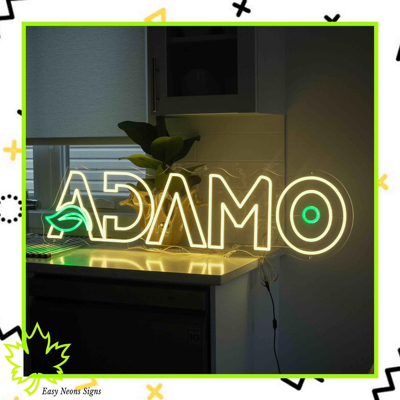 Custom neon sign for Adamo in Carleton Place