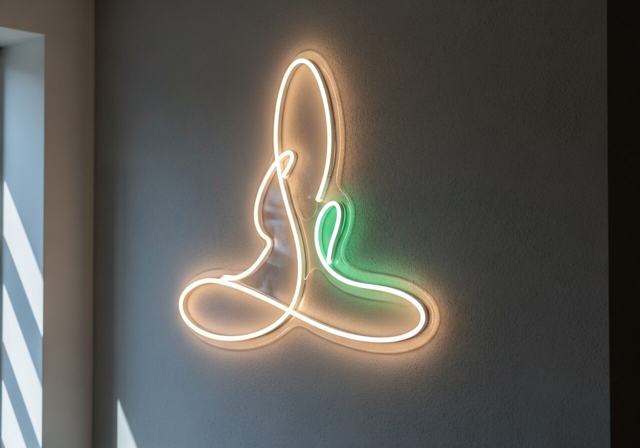 Yoga & Pilates Studios custom LED neon sign