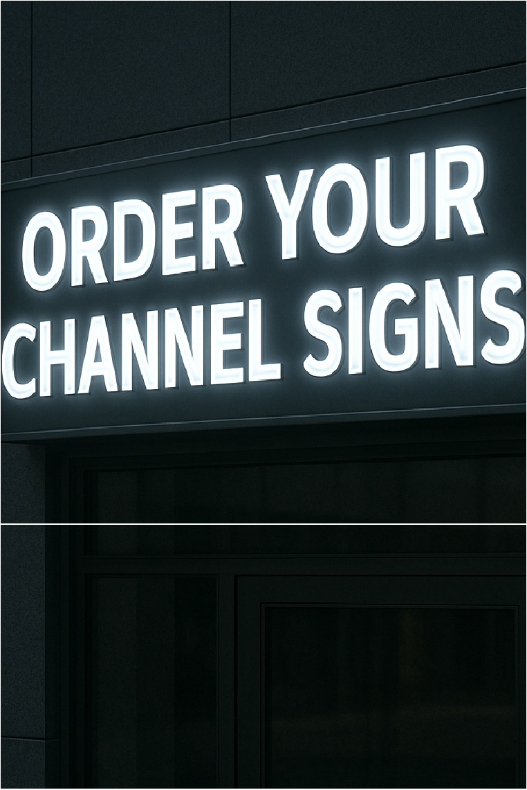 Channel Letter Signs for Canadian Storefronts