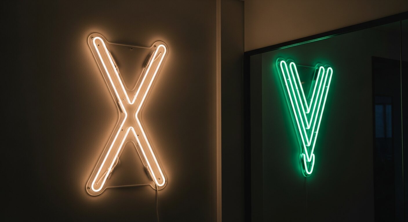 Enseigne lumineuse LED personnalisée dans une salle de sport et un studio de fitness canadiens