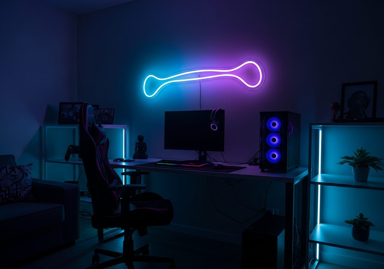 Enseignes néon RGB et multicolores design inspiration 1