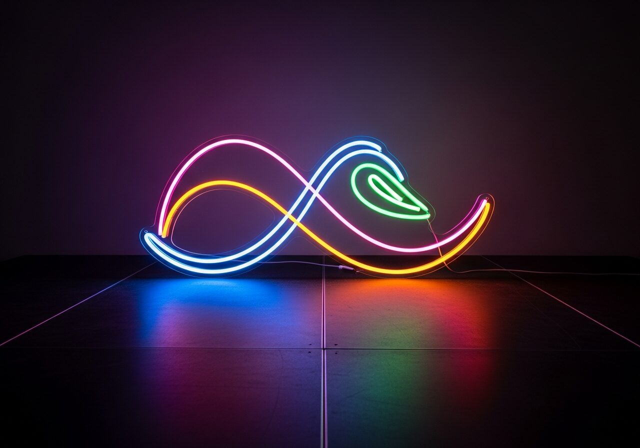 Enseignes néon RGB et multicolores design inspiration 2